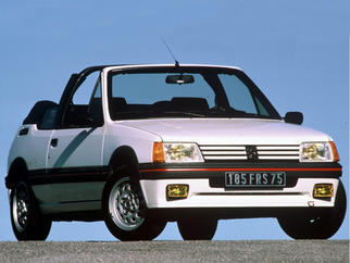  205 I Kabriolet (741B,20D) 1986-1994